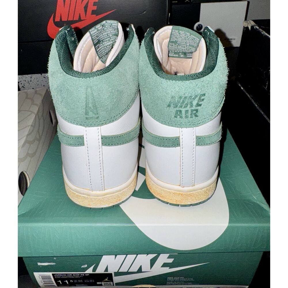 Nike Jordan Air Ship PE SP A Ma Maniere Pine Green Men’s 11.5 - Picture 4 of 7